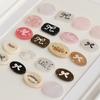 Elliptical Tag Button Collection Diy Sewing Accories Handmade Jewelry Decorative Buttons Clothing Jewelry Accessories