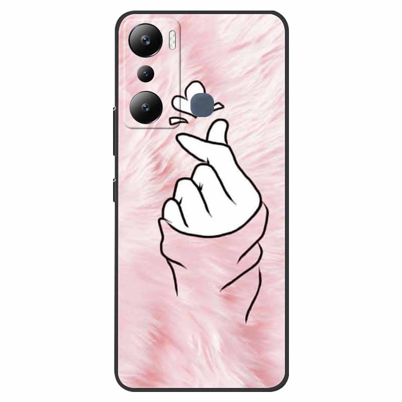 For Infinix Hot 20i Case Hot12i X665C Shockproof Soft Silicone TPU Back Cover For Infinix Hot 20i 20 I X665E Phone Cases 6.6"