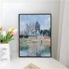 C-Claude Monet Poster Self-adhesive Art Waterproof Paper Sticker Coffee House Bar Room Wall Decor
