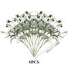 1/3/6PCS Artificial Olive Leaves Tree Branch Green Plant with Fruit for Home Garden Vase Decoration Wedding Bouquet Silk Flowers