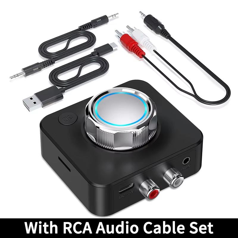 

Bluetooth аудио приемник 3D стерео музыка беспроводной адаптер TF карта RCA 3.5 мм 3.5 AUX разъем для автомобильного динамика усилитель наушников With RCA Cable