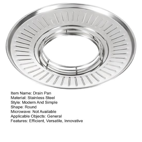 Stainless Steel Oil Control Drainer for Deep Fryers Food Residue Filter Drain Rack Multifunctional Kitchen Tool for Skewers Meat Oil Strainer Tray