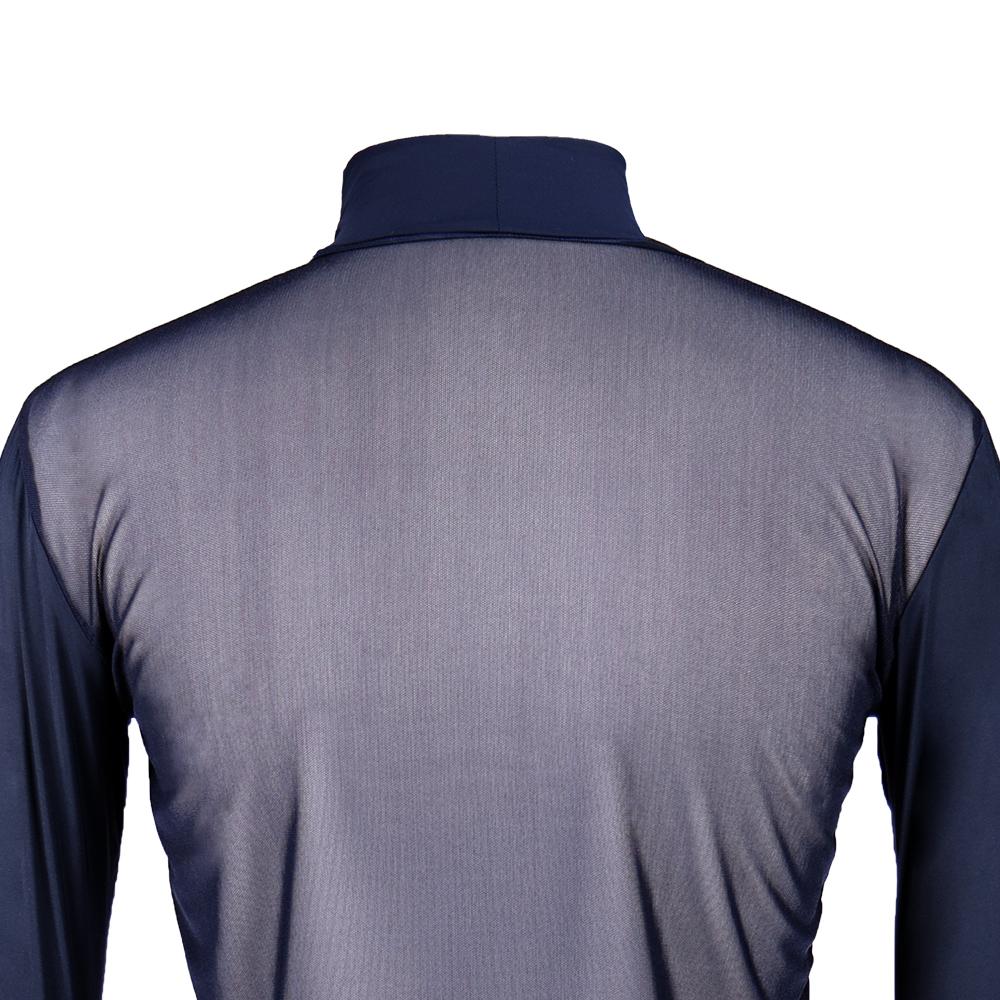 T-shirt à manches longues et col montant en maille glacée fonctionnelle pour le sport Icaruk Btee101