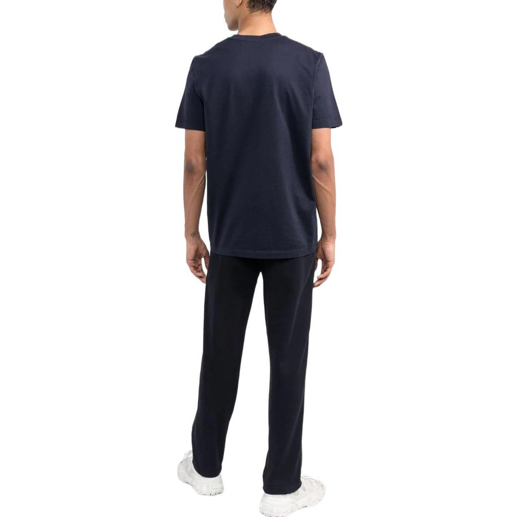 Moncler Monochrome Fitted Pocket Detail Crew Neck Short Sleeve T-Shirt Men Tops H10918C000488390Y778