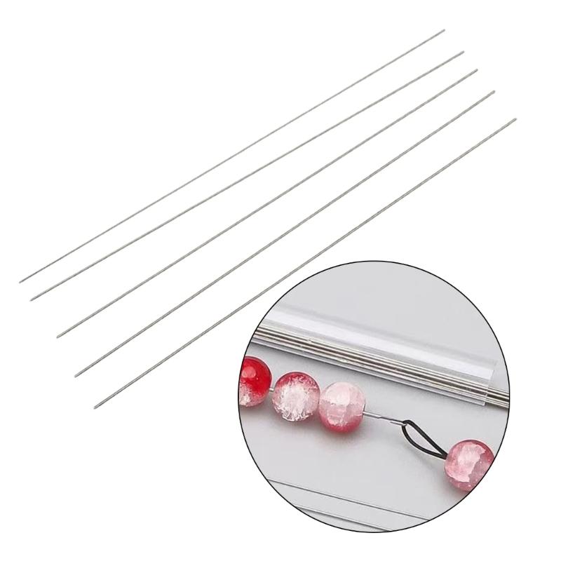 Jewelry Crafting Wire Guide Tool 5 Piece Metal Set 17 Cm for Necklace Thread Guidance Charm Assembly and DIY Accessory Project Use