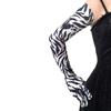 Elegant Opera Gloves Women Dancing Dress Gloves Evening Party Ceremony Gloves with Leopard Pattern for Formal Occasion