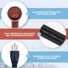 120V Block Heater Cord 251919 For Ford 7.3 6.0 6.4 6.7 L Powerstroke Diesel F250 F350 Dodge Ram Cumm Diesel 5.9, 6.7 L Fits Heavy Duty Immersion