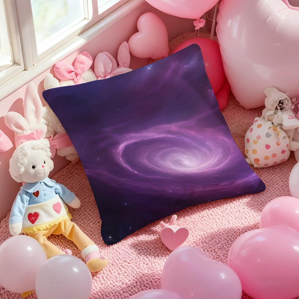 Space Starry Sky Cushion Cover Pattern Printed Pillowcase for Living Room Sofa Cushion Cover & Bedroom Decor
