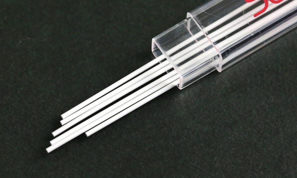 Sewline Trio Colors Druckbleistift-Minen-Set 3 Farben + 3 Farben (schwarz, weiß, rosa)