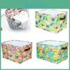 Elephant Rabbit Butterfly Bear Flower 3d Print Clothes Storage Foldable Basket