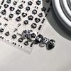 Tomoni Durable Cute & Funny Nail Stickers - Little Expressions & Black Coal Decorations