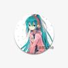 32/44/58mm Cute Cartoon Figure Miku Brooches Cosplay Singer Exquisit Badge for Collar Backpack Hat Accessory Handmade Pin Gift
