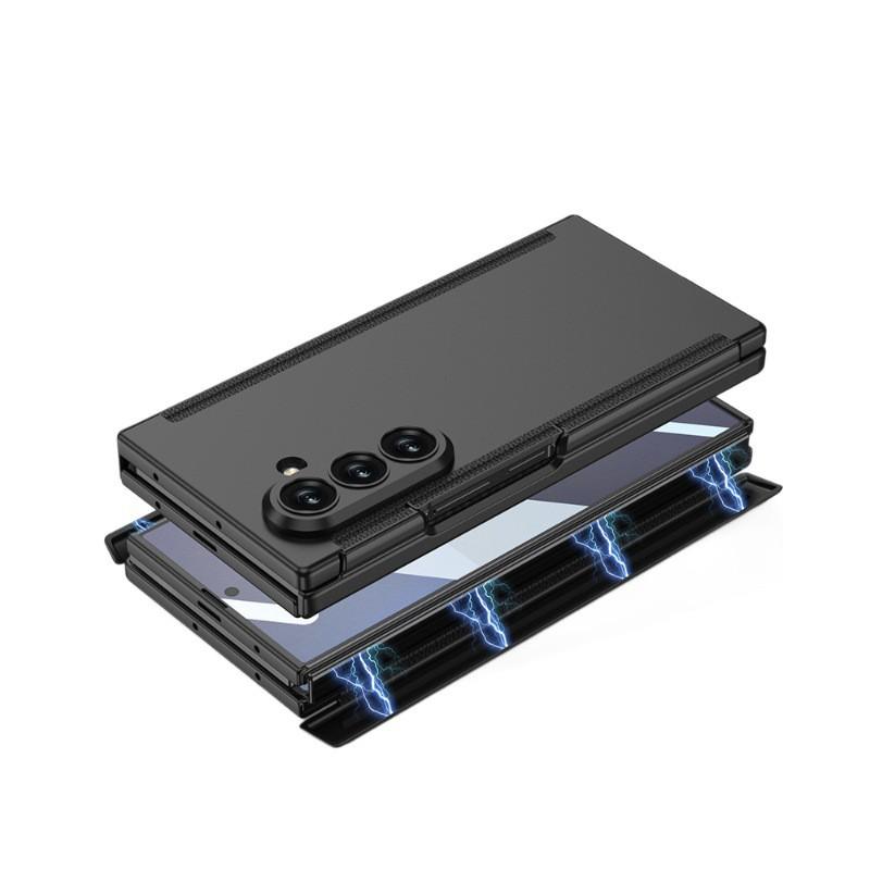 Magnetic Dual-Hinge Full Cover Foldable Case With Screen Film Galaxy Z Fold 3 TriFold