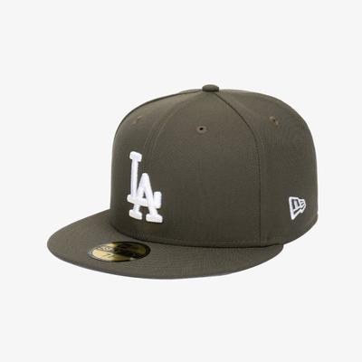 New Era Mlb La Dodgers Fitted Cap New Olive 11941969