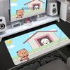 XXL Mauspads Anime Computer Tischmatte Bubu Dudu Gamer Schreibtischmatte PC Gaming Zubehör Mauspads Große Matten Büro Mauspads Setup