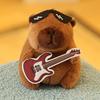 Cute Ugly Capybara Plush Keychain Kawaii Water Hog Doll Bag Pendant Charm Gift