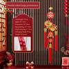 Red New Year Gold Hanging Ornament Fu character Felt Fu Character Door Hanging Luck Chinese knot Fruit Lucky Bag Pendant