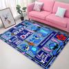 3D Stich Engel Liebe Rosa Zimmerteppich Straßenmode Teppich Schlafzimmer Wohnzimmer Fußmatte Heimdekoration Rutschfeste Fußmatten Potdemiel