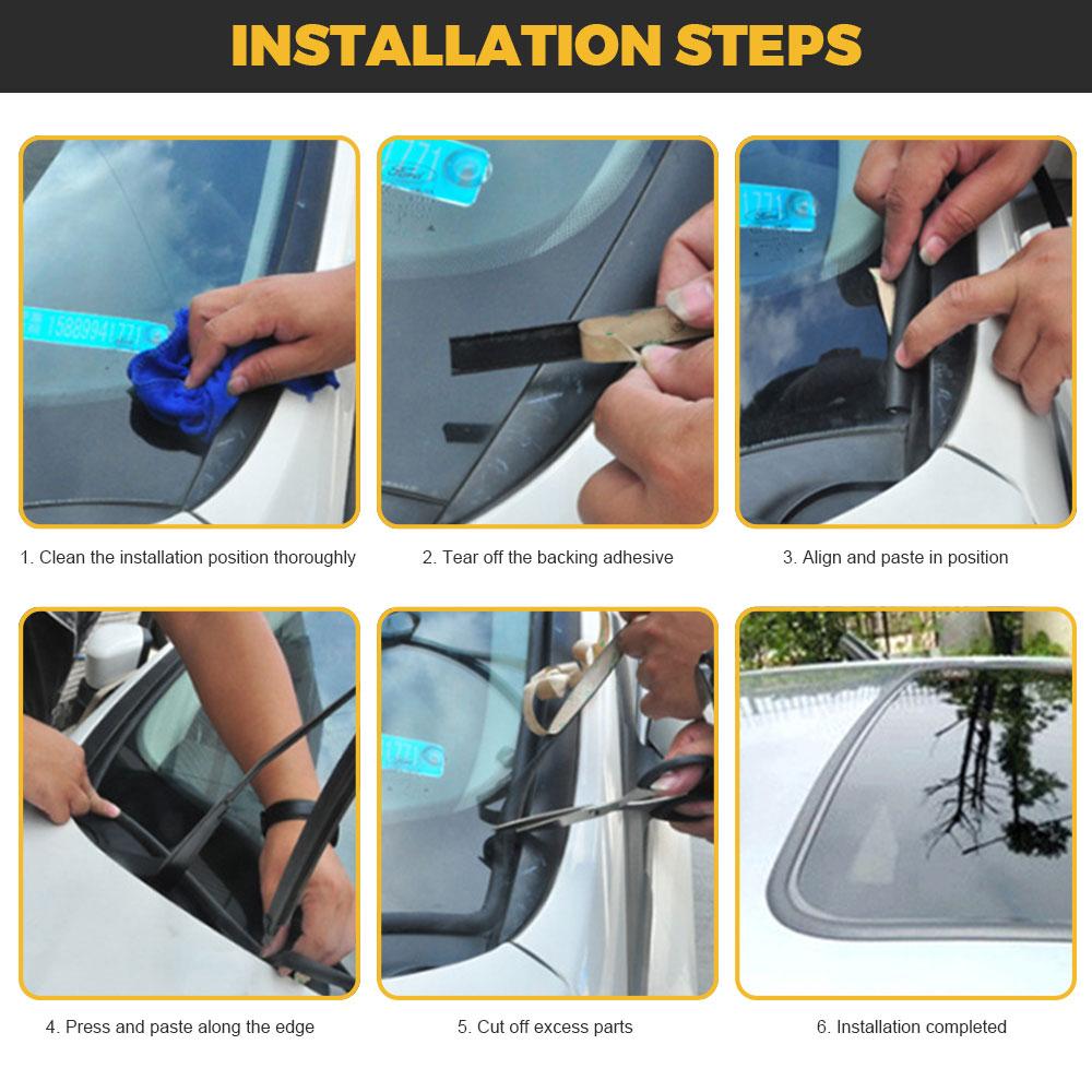 70205-T2A-A01 Car Sunroof Glass Weatherstrip Rubber Seal For Honda Civic Accord CR-V Hybrid Insight Odyssey Pilot 70205T2AA01