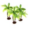 Tree Palm Trees Mini Decor Landscape Artificial Model Miniature Bonsai Tank Fish Scenery Decoration Aquarium Cake Topper Plant
