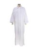 Women's 2023 Early Spring Bamboo Linen Casual Cardigan Dress - Solid Color & Comfortable