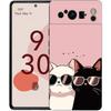 Cute Cat Phone Case For Google Pixel 9 8 7 6 Pro XL 8A 6A 7A 5G Soft Shockproof TPU Black Cover Fundas
