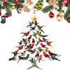1/2pcs Colorful Layered Christmas Tree Ornaments Acrylic 2D For Home Xmas Office Window Festival Party Lightweight Decor Gifts