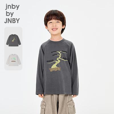 JNBY by JNBY Kids' Unisex Spring Cotton Long-Sleeve T-Shirt