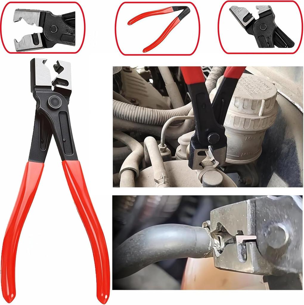6PCS Automotive Electrical Disconnect Pliers Set, Depinning Tool for Terminal & Hose Clip Removal, Rust-Resistant Ergonomic Car