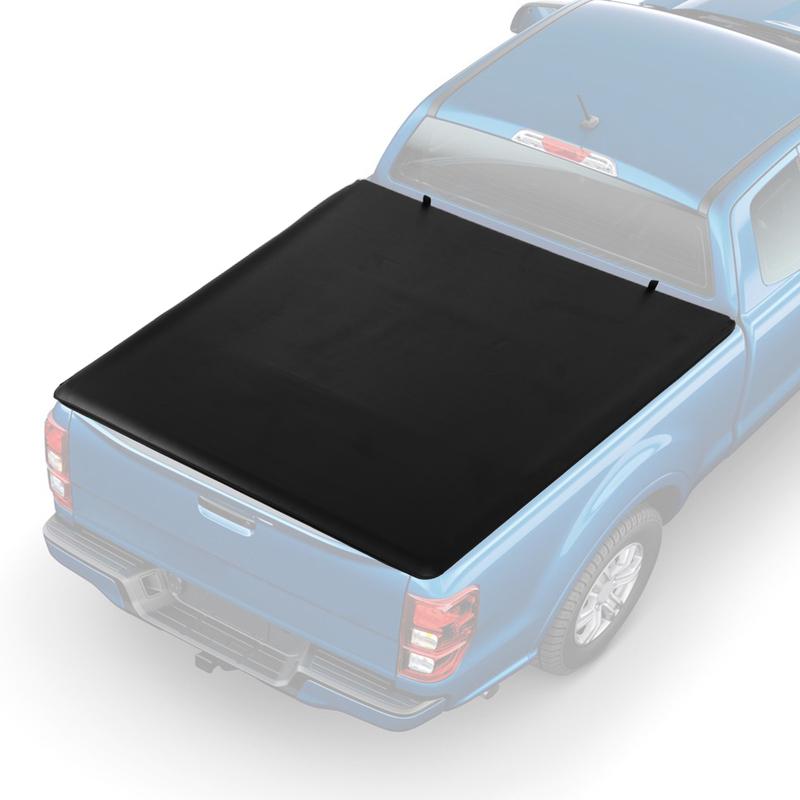 Soft Roll-up Truck Bed Tonneau Cover for Ford Ranger Wear Resist 5FT Dual T-Slot Rear Cover IP56 Waterproof Roller Shutter Cover