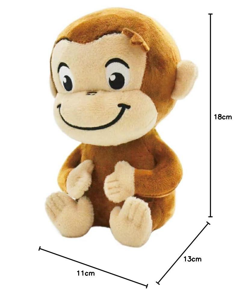 Curious George TOY STYLE 18cm Mini Plush Toy (11531)