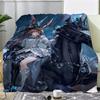 Game A-Arknights Throw Soft Warm Flannel Fleece Throw Blanket, Cozy Plush for Sofa Bed & All Seasons