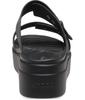 Crocs Brooklyn Sandals Low Wedge Black 23cm Women's Women's