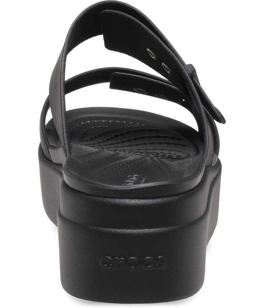 Crocs Brooklyn Sandals Low Wedge Black 23cm Women's Women's