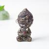 Tree Resin Craft Monkey King Statue With Natural Water Crystal For Home Decoration And Collectors