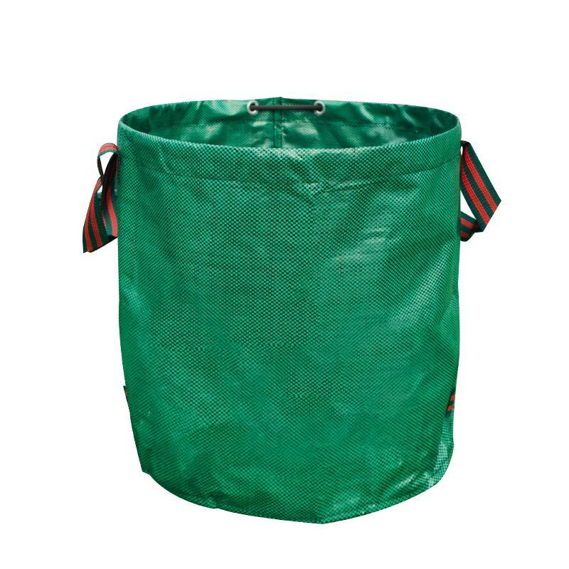 Wiederverwendbare Gartensack für Laubabfälle mit großem Fassungsvermögen, wasserdichte Griffe, umweltfreundlich für die Entsorgung von Gartenabfällen im Freien