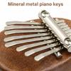 Exquisite Finger Thumb Piano Marimba Musical Instrument 8 Keys Thumb Piano Portable Wood Finger Piano Easy Use