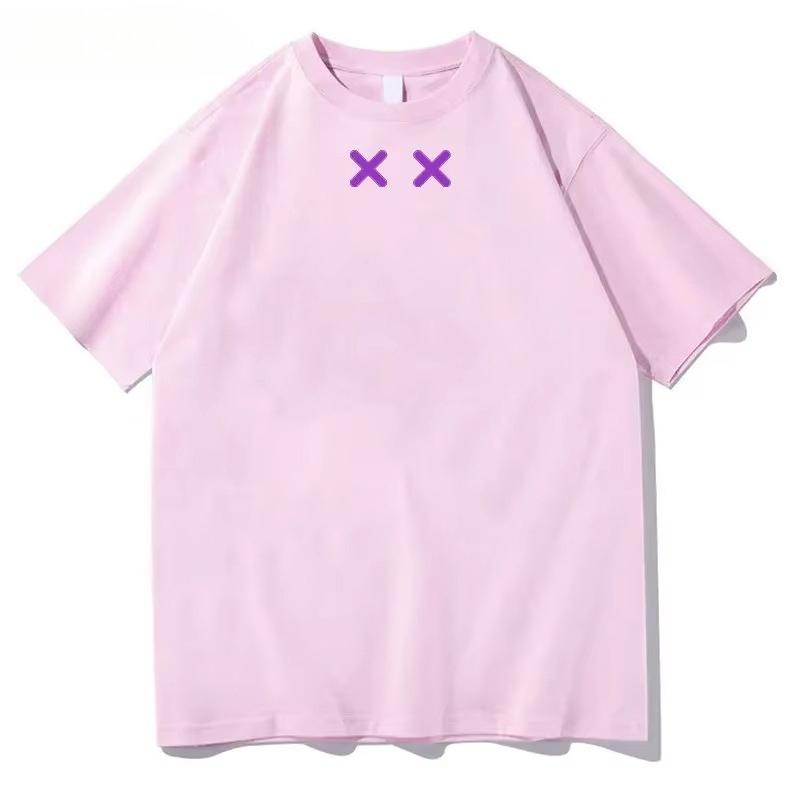 Camisetas holgadas de manga corta estampadas de alta calidad 2025 para hombres y mujeres De marcas populares de otoño e invierno Ropa de calle Bape