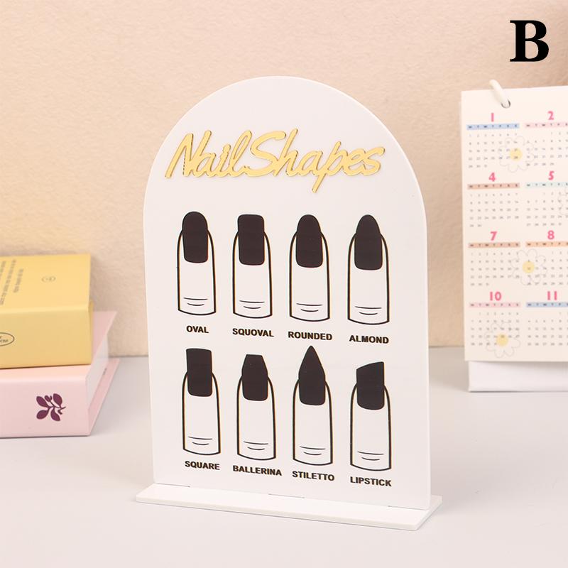 

Дисплей для типсов ногтей, акриловый стенд для дизайна ногтей, держатель для показа типсов ногтей для маникюрного салона, инструмент для дизайна ногтей