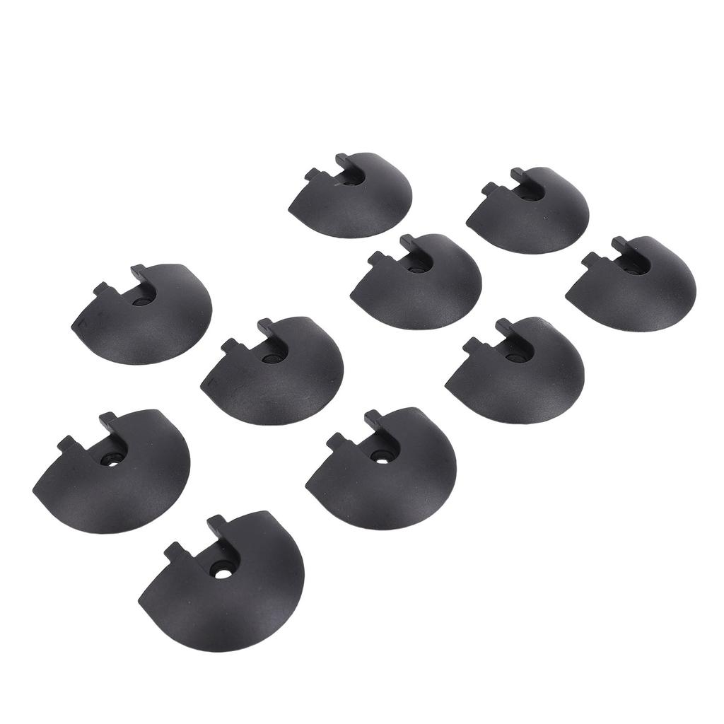 10PCS Angled L Track Rail End Caps Eliminates Incisive Edges for Truck Bed Trailer Cargo Control Pickup RV ATV