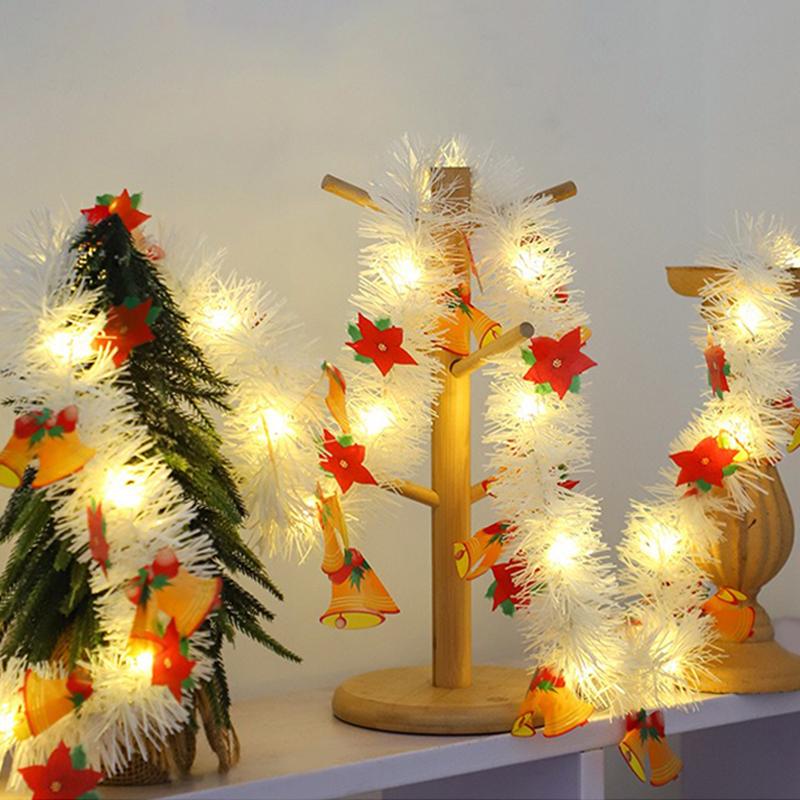 2M/3M Christmas String Lights Christmas Tree Santa Claus Decoration Lights Living Room Christmas Party Atmosphere Lights String