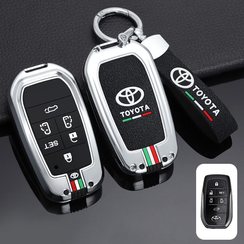 Car Remote Key Cover Case Shell For Toyota RAV4 Highland Coralla Hilux Fortuner Land Cruiser Camry Crown Keychain Accessories