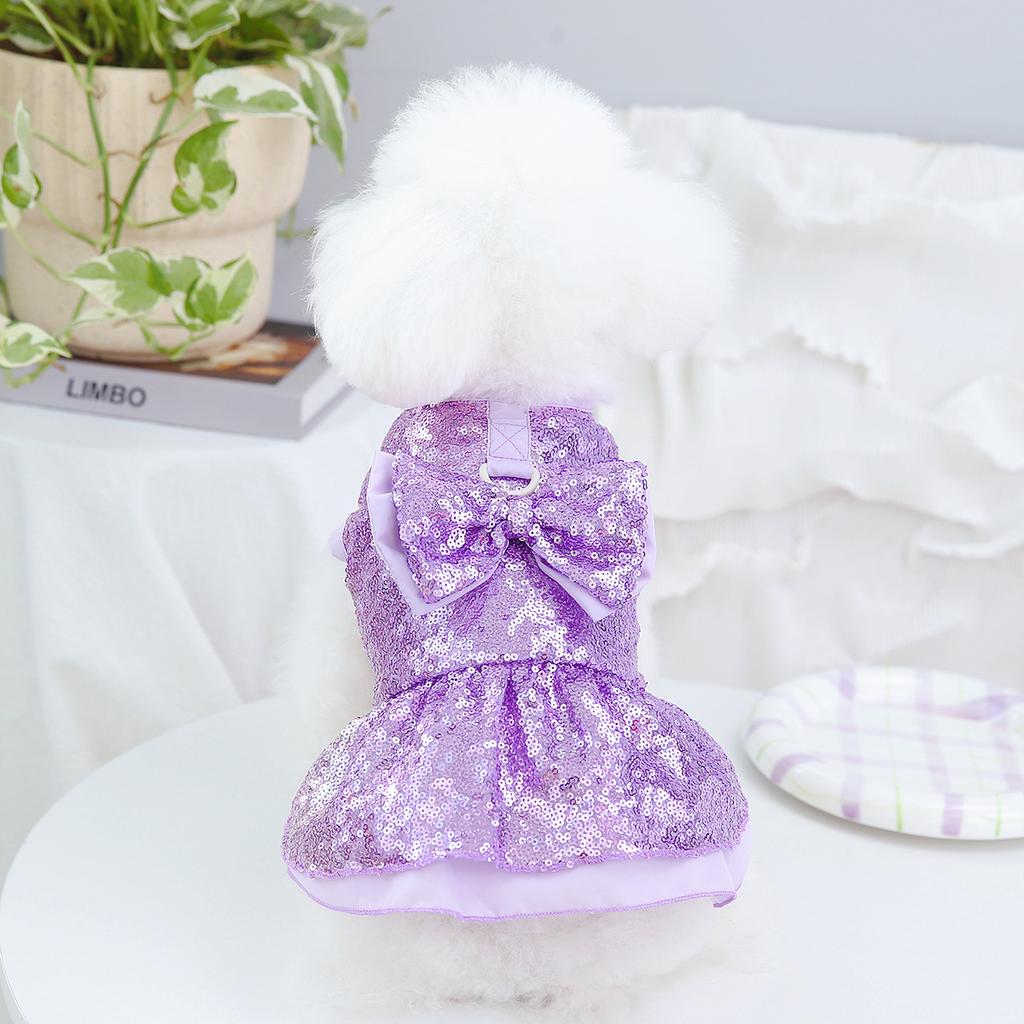 2023 Spring and Summer Dog Skirt Pet Clothes Teddy Schnauzer Small Dog Clothing Wholesale Dog Clothes
