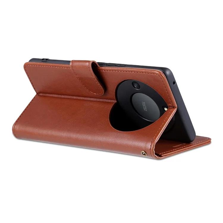 PU Leather Wallet Phone Case for Honor X50 Shockproof Stand Phone Protective Cover