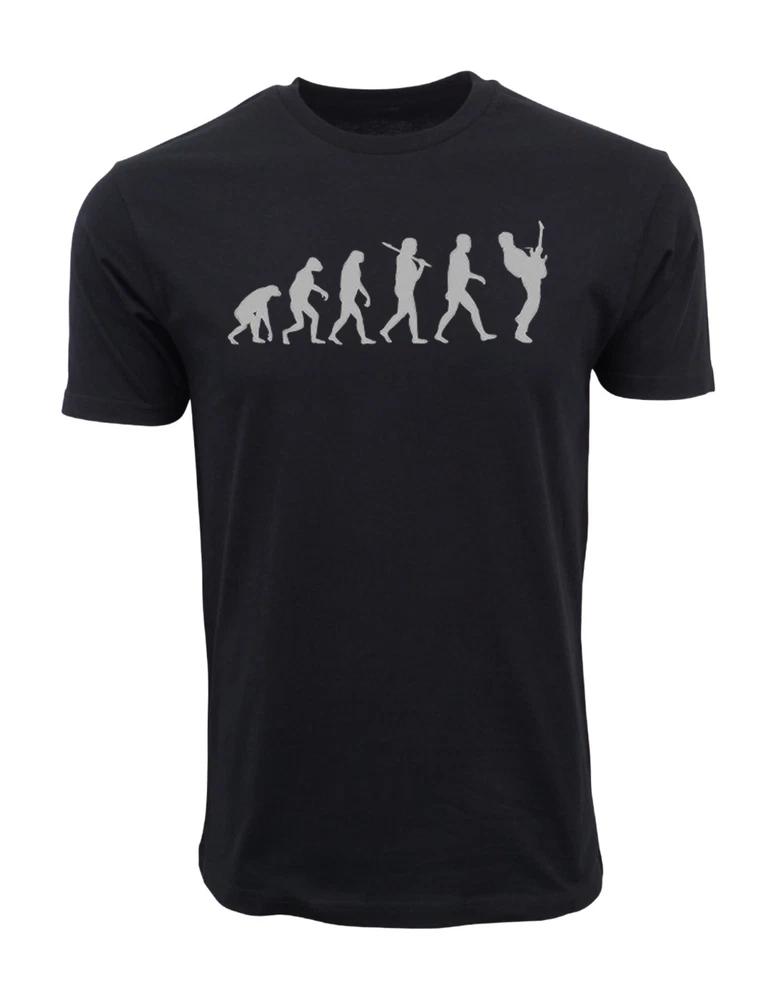 Guitar Player Evolution Funny Tshirt Guitarist Musician Tee T Shirt S