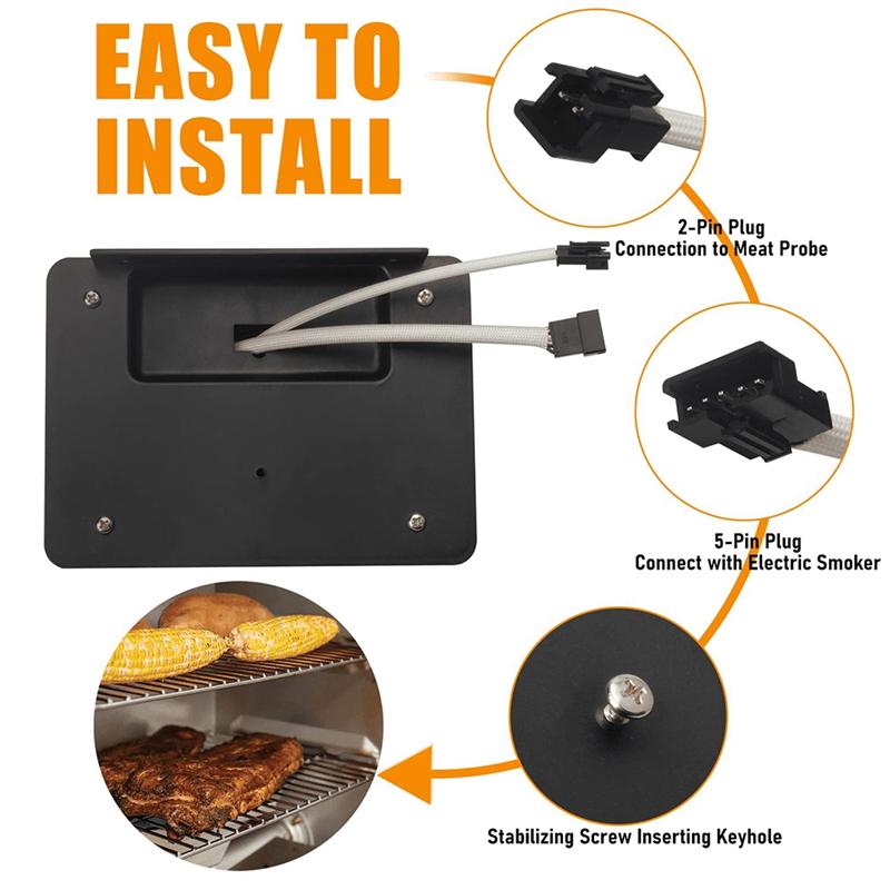 BHBL 9907100008 Digital Control Panel Smoker Grill Compatible with 20070511 20071914 20071814 Top Controller