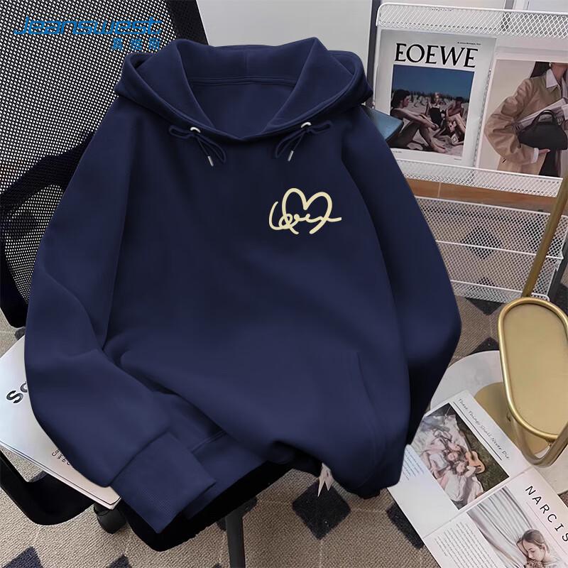 Jeanswest Women's Heartline Gold Hooded Sweatshirt