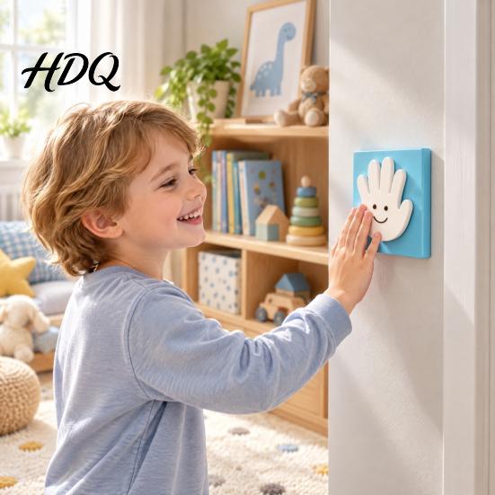Cute Palm Light Switch Guard 3D Printed High Five Plate Covers Decorative Bedroom Wall Decoration Cover Plate Creative Outlet Covers Faceplate
