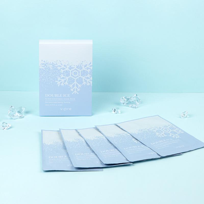 VIPRE Double Ice Soothing Mask Pack (5 sheets) single type