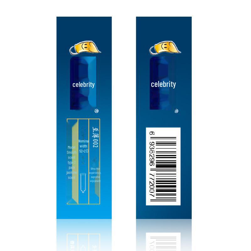 Celebrity Condoms: Ultra-thin 0.02mm, Pack of 3 for Men & Women, Couples, Adult Toys, Enhanced Lubrication, Ideal for Hotels & Supermarkets.